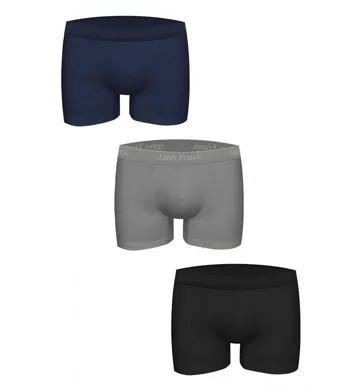 Boxerky pro muže John Frank s micromodalem JF3BMODNA03 mix 3 pack