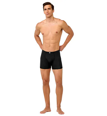 Pánské boxerky vamp Micromodal s dlouhýma nohavičkama 22855 black