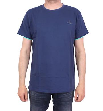 Pánské tričko s krátkým rukávem Vanderberg 00206 tmavá jeans