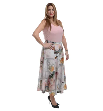 Elegantní top Tolmea 6825 pudrový