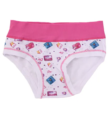 Dívčí kalhotky s obrázkem Emy Bimba B2922 rosa fluo