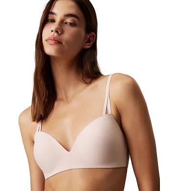 Push-up podprsenka bez kostic Calvin Klein QF6017E latté