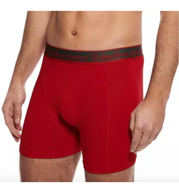 Luxusní bambusové boxerky Bamboo basics Rico červené