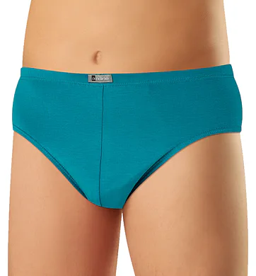 Pánské slipy bambus/bavlna/lycra Andrie PS 3585 tyrkys