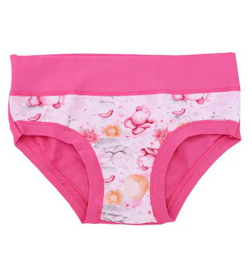 Dívčí kalhotky s obrázkem Emy Bimba B2920 rosa fluo