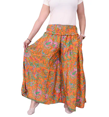 Dámské vzdušné kalhoty v boho stylu