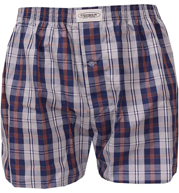 Pánské popelínové trenýrky Climber 3100C1 světle šedá-jeans kostka