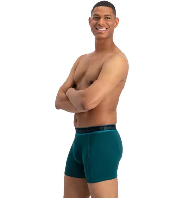 Luxusní bambusové boxerky Bamboo basics Rico petrolejové