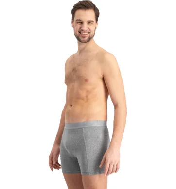 Luxusní bambusové boxerky Bamboo basics Rico šedé