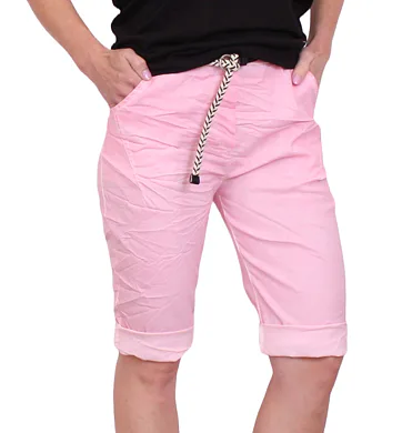 Dámské lehké šortky 21778 pink