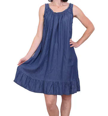 Šaty na ramínka LaVita 6242 denim