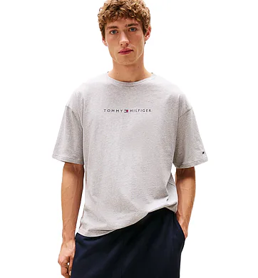 Pánské tričko Tommy Hilfiger UM0UM03685 optic white