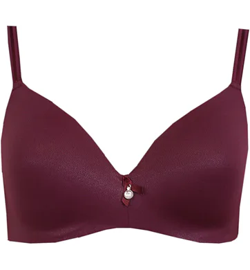 Bezkosticová podprsenka Sassa Mode 14457 dark plum