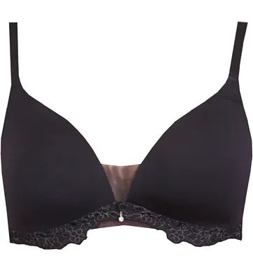 Jemně vyztužená podprsenka bez kostic Leilieve M8009 černá