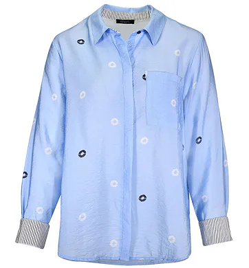 Dámská halenka-košile KennyS 813794 sv.modrá