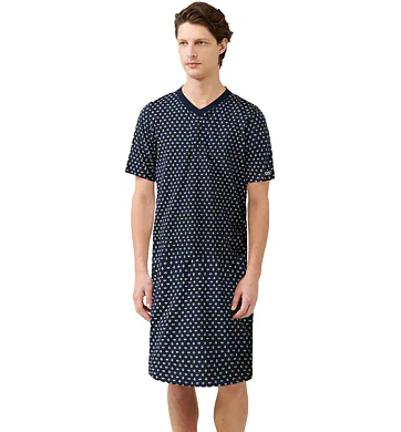 Vamp - Bavlněná pánská košile 21689 blue