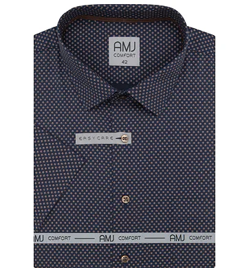 Pánská košile AMJ Comfort VKBR 1499 navy