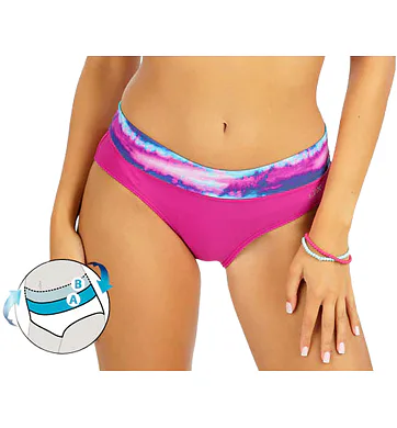 Dámské plavkové bokové kalhotky Litex 6G032 růžová