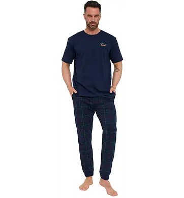 Pánské pyžamo Cornette Grand Canion2 navy