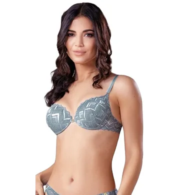 Dámská krajková push-up podprsenka Leilieve šalvějová