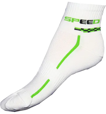 Ponožky Gapo Fit Speed - bílozelená