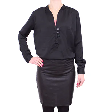 Černá noblesní košile Fashion Mam