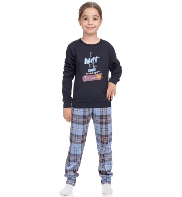 Dětské pyžamko s obrázky Vamp! 15435 blue