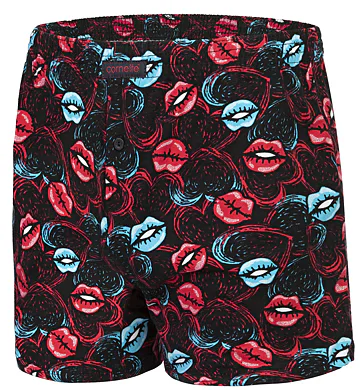 Pánské trenýrky s potiskem Cornette Classic Hot Lips 2