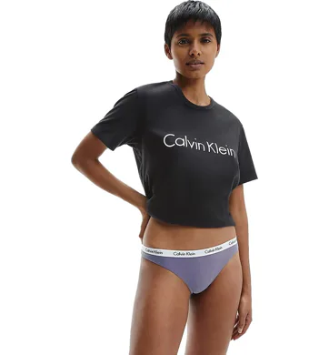 Dámská tanga Calvin Klein QD3587E jeans
