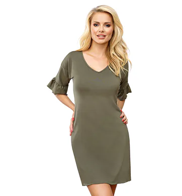 Dámské bavlněné šatičky Tissi 108 khaki