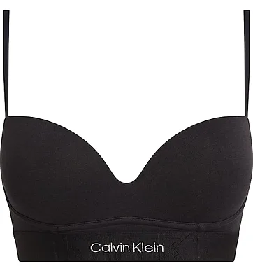 Calvin Klein Bralette Embossed Icon QF6991E černá