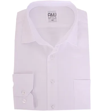AMJ Style pánská košile VD 001 bílá