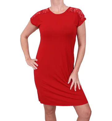 Noční košile pro ženy Triola 61029 cherry