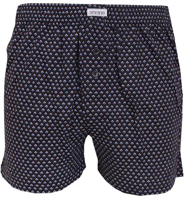 Pánské trenky s elegantním vzorem Andrie PS 5721 černé