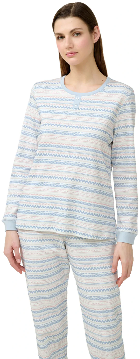 D&#x00E1;msk&#x00E9;&#x20;bavln&#x011B;n&#x00E9;&#x20;py&#x017E;amo&#x20;s&#x20;pastelov&#x00FD;m&#x20;vzorem&#x20;a&#x20;man&#x017E;etami&#x20;Vamp&#x20;23304&#x20;blue&#x20;cloud