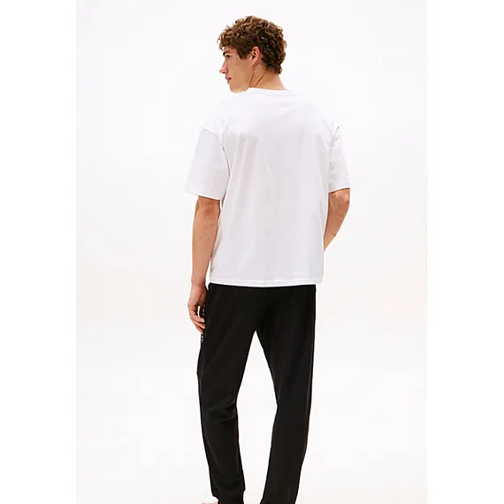 Pánské tričko Tommy Hilfiger UM0UM03685 optic white