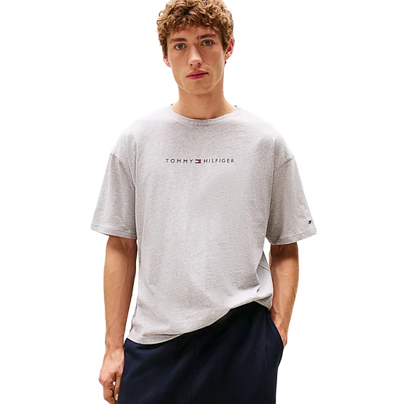 Pánské tričko Tommy Hilfiger UM0UM03685 optic white